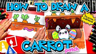 How To Draw A Carrot Patch Folding Surprise