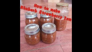 【Eng Sub】酸酸甜甜的大黄草莓酱来看看怎么做吧！How to make Rhubarb Strawberry Jam