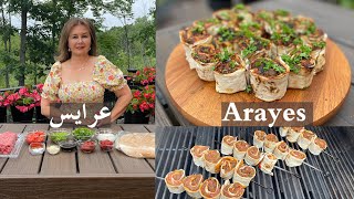 عرايس مشوية بطريقة مختلفة grilled arayes rolls grilled pita rolls samira's kitchen episode # 440