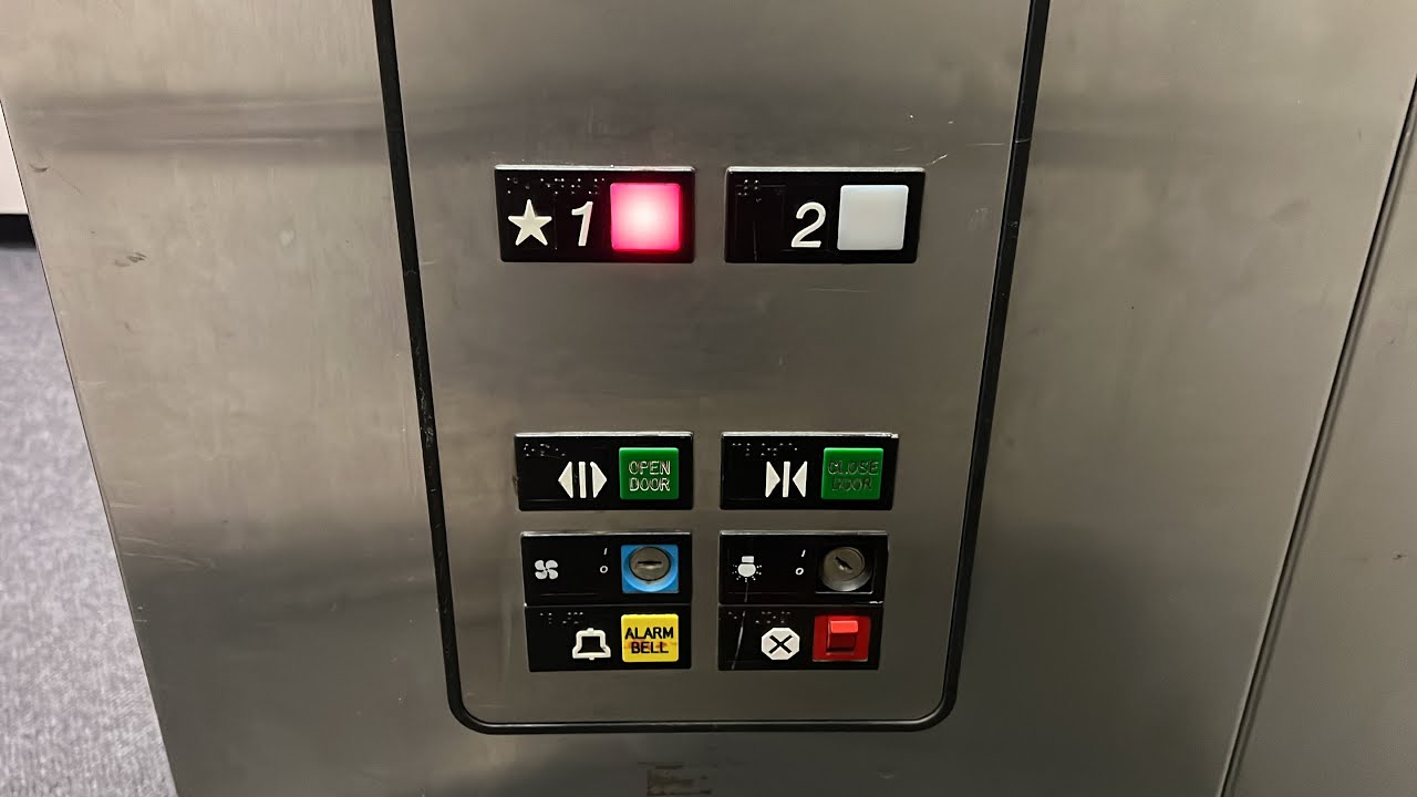 Otis Series 1 Hydraulic Elevator At Tri Atria Parking Garage