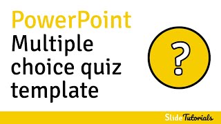 POWERPOINT QUIZ TEMPLATE: Interactive Multiple Choice Quiz Template