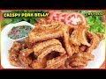 Crispy Pork Belly Recipe - Super Crunchy - Delicious Snack and Rolls - ENGLISH CAPTION