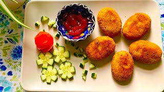 মাংসের পুর ভরা আলুর চপ || tasty stuffed potato