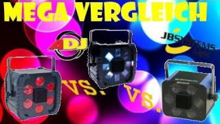 MEGA VERGLEICH: ADJ Tri Phase vs. ADJ Quad Phase vs. JB Systems LED DEVIL II