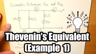 Thevenin's Equivalent Example (Two Independent Sources)