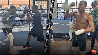 "I DONT THINK SO LOMA!" DEVIN HANEY THROWING STRAIGHT FIRE ON THE MITTS IN WORKOUT!