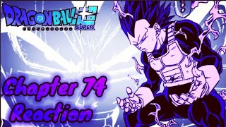 Dragon Ball Super Chapter 74 Reaction | Saiyan Instinct Vegeta!!!