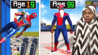 SURVIVING 99 YEARS AS SPIDERMAN IN GTA 5! (GTA 5 MODS RP)