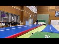 【バク転】スピードを意識して練習してみた　　japan men s rhythmic gymnastics kanzaki junior