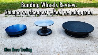 Banding Wheel | Shimpo vs Cheapest Wheel vs Amazon Choice | Unboxing Review | Beginner Pottery Tools