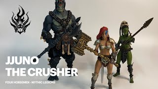 【敗家開箱】人類上線 - 女野蠻人Jjuno the Crusher (Mythic Legions unboxing)