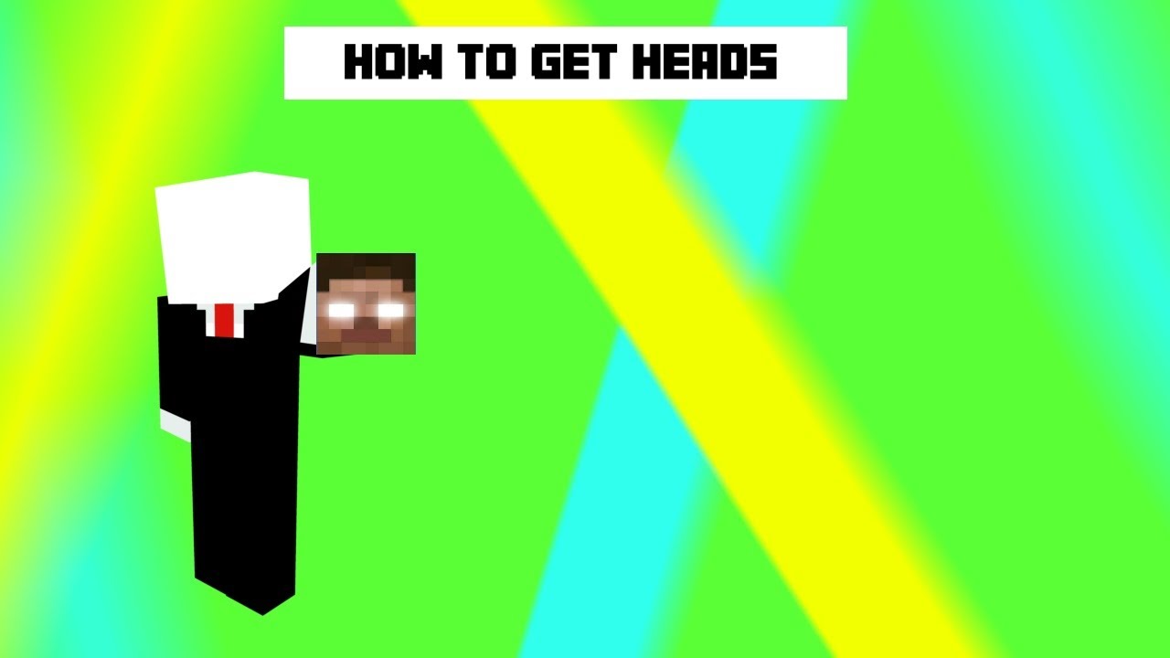 Minecraft How To Get Player Heads Easy Youtube