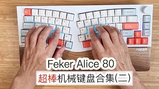 超棒机械键盘合集（二）Feker Alice80人体工学配列很奇怪么？