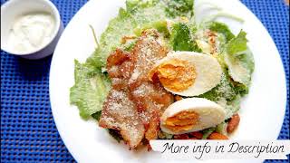 Keto Bacon🥓Salad with Ranch Dressing | Easy Method | Keto Diet Recipes