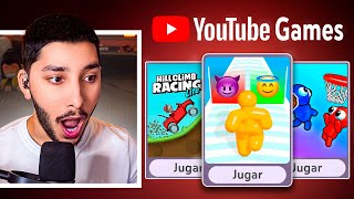 YouTube tiene juegos, y son muy raros…