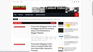 Blogspot Tubes : How To Rank Your YouTube Videos: Add Tags \u0026 Embed Video on Blogger Website! 🚀📈