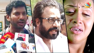 Shoot the molesters involved in Bhavana kidnap | Ponvannan, Vishal angry Speech | Nadigar Sangam