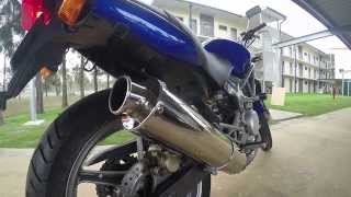 VTR250 Megacycle Exhaust with/out Baffle