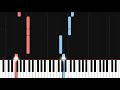 australia national anthem advance australia fair piano tutorial