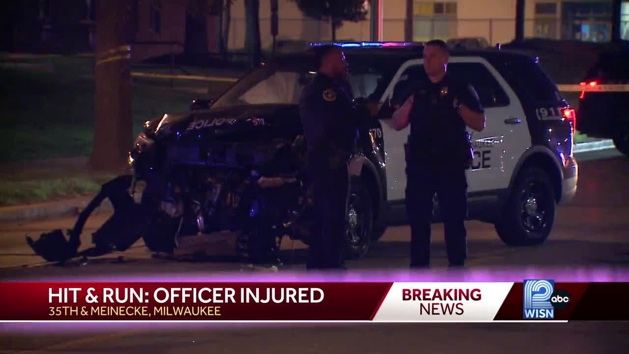 Police Officer Hospitalized After Squad Scrash - YouTube