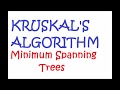 Kruskals Algorithm Explained
