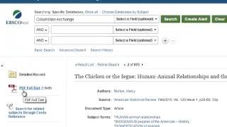 Citing sources from Ebsco databases using Easybib