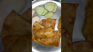 একাদশীর দুপুরের খাবার😋Today Lunch Tali😀#shorts#viral #trending #youtubeshorts #shortsfeed#food