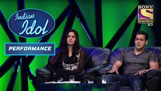 Salman और Katrina के सामने Perform किया गया उनका गाना | Indian Idol | Sunidhi Chauhan | Performance