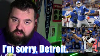 Tennessee Titans fan reaction to the Detroit Lions playoff LOSS to the Washington Commanders