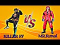 killer ff vs Mr. kunal ll 1vs1 coustam challenge ll gloowall king🔥 vs headshot king🔥