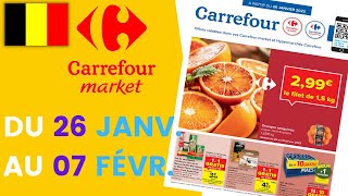 folder CARREFOUR MARKET du 26 janvier au 7 février 2022 🔥 Arrivage - BELGIQUE