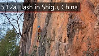 5.12a Flash (or almost) in Shigu, China