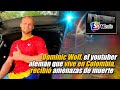 Dominic Wolf, el youtuber alemán que vive en Colombia, recibió amenazas de muerte