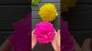 Wow! Easy Idea Crepe Paper Flower DIY Decoration Crafts