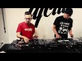 dj obscene and dj dynamix perform a routine using pioneer dj s djm s3 djcity studio sessions