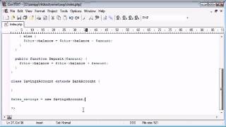 Beginner PHP Tutorial 197 extends Part 1