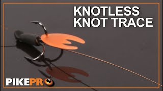 Pike Fishing : Tie a Knotless Knot Trace