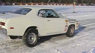 R5P7 duster at the Merrill Ice drags..  Shifting issues...