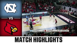 North Carolina vs. Louisville Match Highlights | 2024 ACC Volleyball