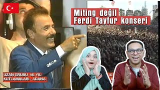 Ferdi Tayfur Adana Konseri 2 cem uzan 2002 🇹🇷 Asıl biz teşekkür ederiz Ferdi baba❤️- Pakistani React