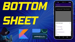 Bottom Sheet Complete Tutorial Kotlin Android Studio