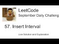 Daily Leetcode #166: Sep 13, 2020 - 57. Insert Interval