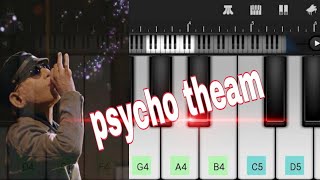 Ratsasan movie theam  psycho bgm easy piano cover