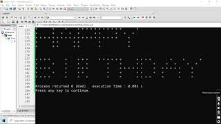 star pattern print HAPPY BIRTHDAY in C | Pattern Program | c language