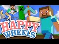 MINECRAFT IN HAPPY WHEELS! (Happy Wheels Funny Moments)