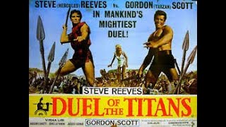 DUEL of the TITANS, trailer TV. 1961. Steve Reeves, Gordon Scott.