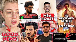 Divyendu React To Carryminati😲Arjuli Vlogs-Good News!Lakshay Chaudhary Roast MBA Chaiwala!Brahmastra