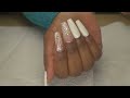 how to press on nails with acrylic as glue