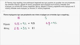 Πρόβλημα με σύστημα εξισώσεων: άπειρες λύσεις