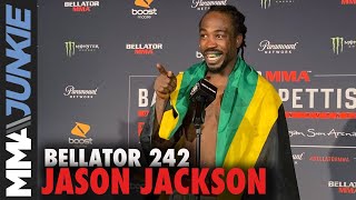 Jason Jackson credits Gilbert Burns, Vicente Luque for win | Bellator 242 post-fight interview